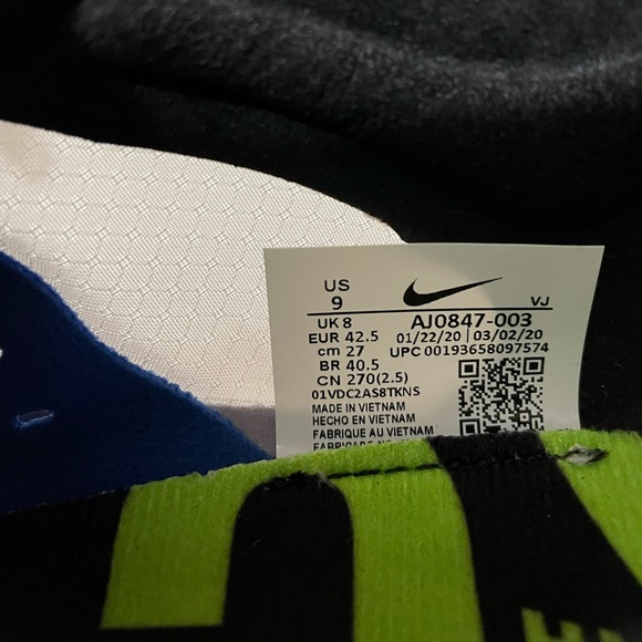 Nike Zoom Victory 5 XC VaporWeave Track Spikes Size 9 - Picture 9 of 9